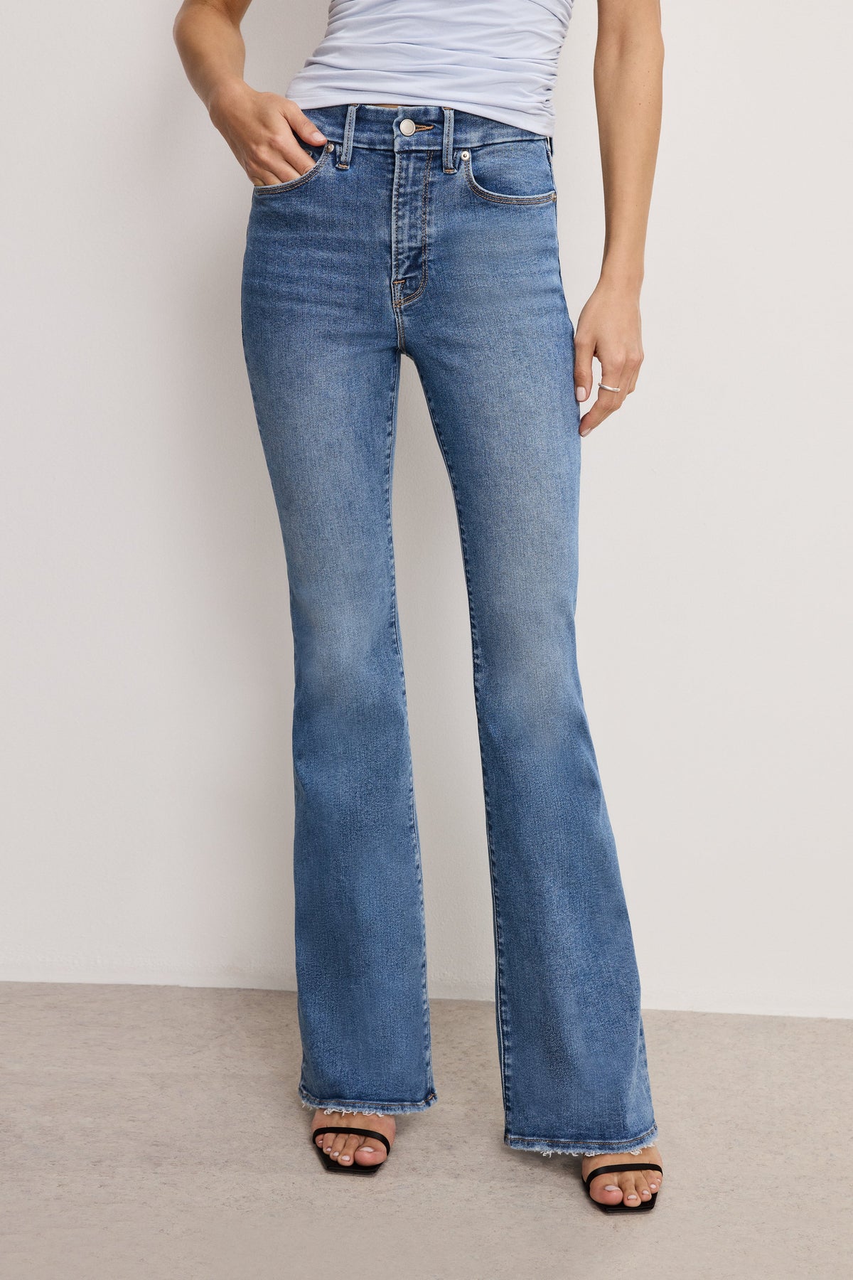 Premium ALWAYS FITS GOOD LEGS FLARE JEANS INDIGO316