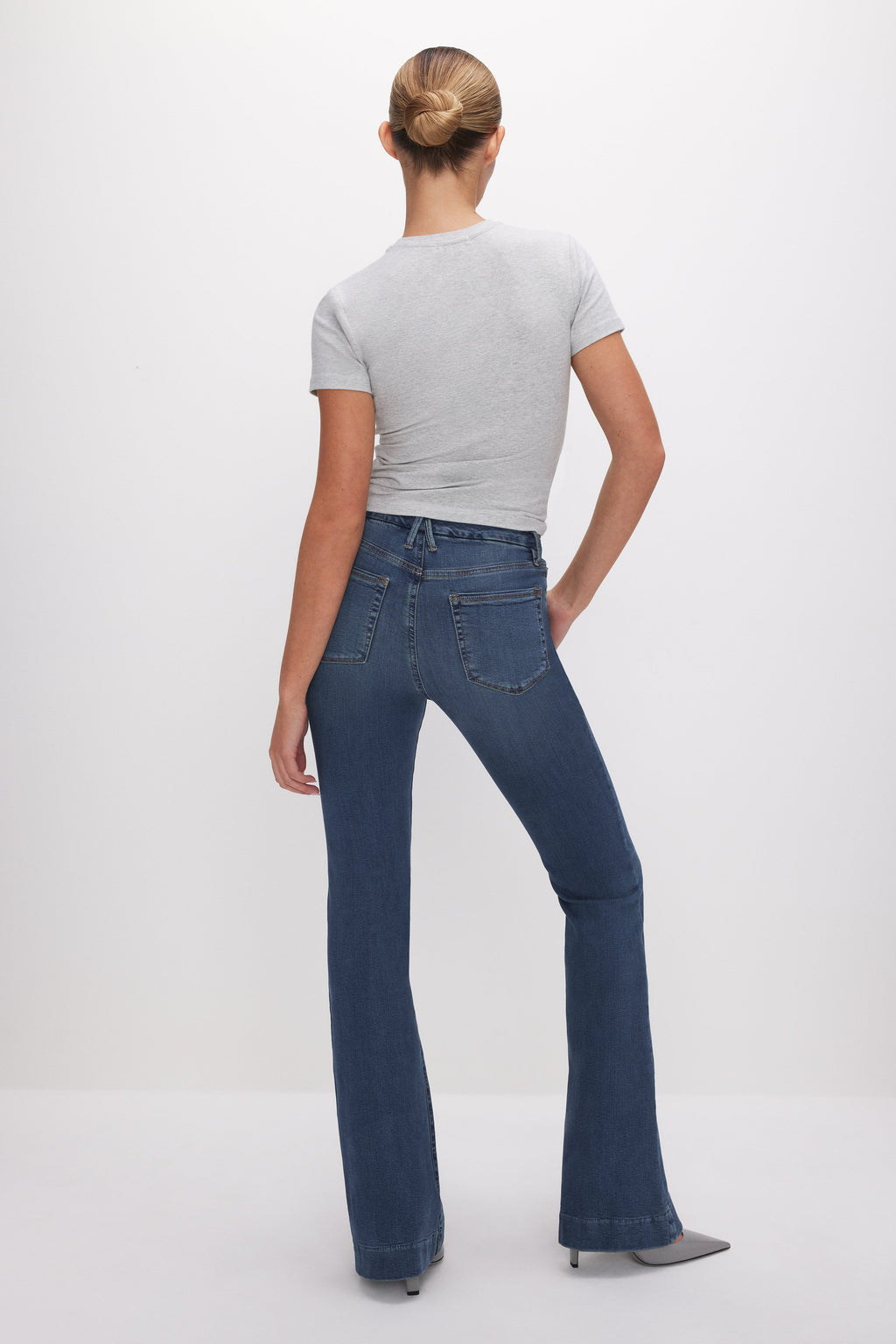 Premium GOOD LEGS FLARE JEANS BLUE004