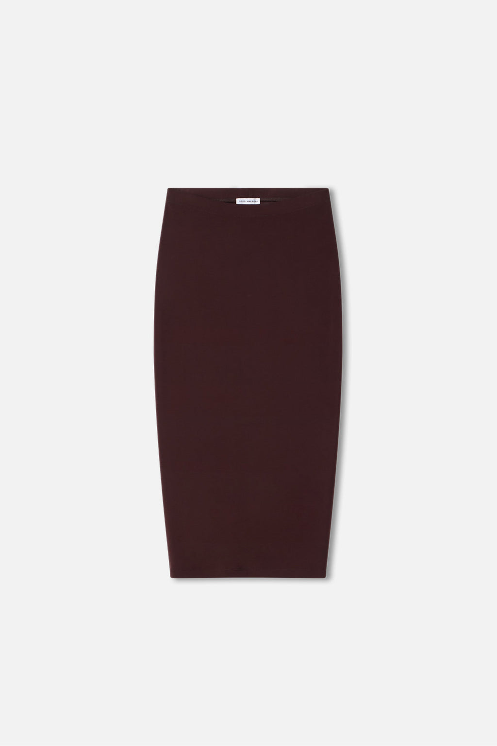 Premium MATTE JERSEY MIDI PENCIL SKIRT BARK003