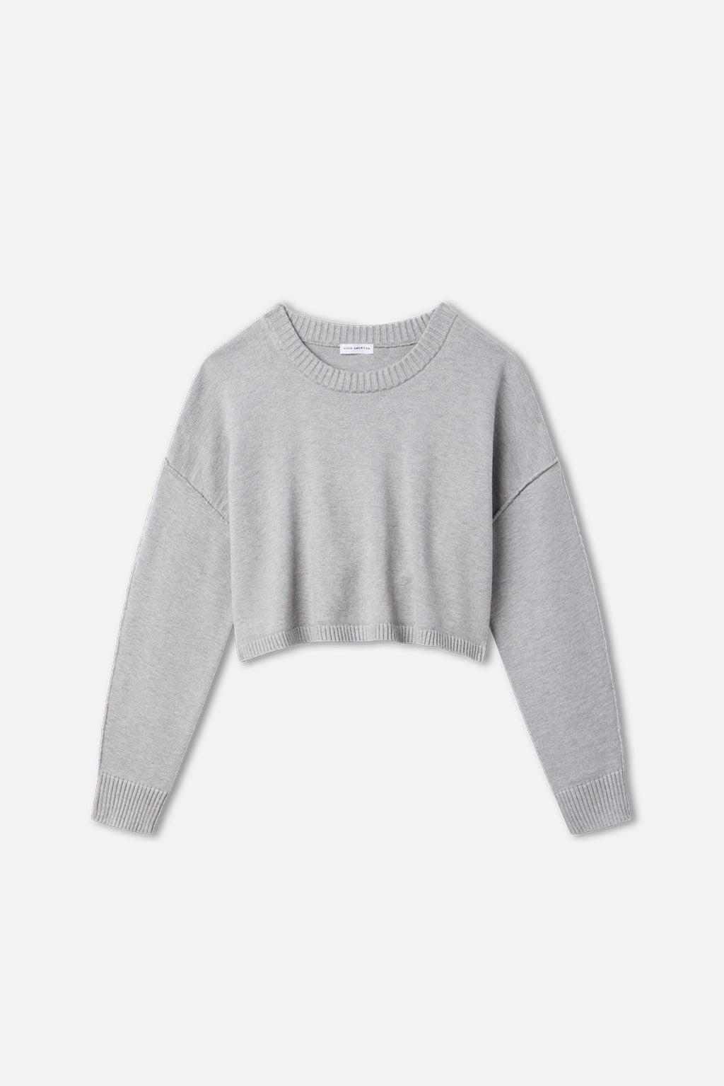Premium COZY KNIT CREW NECK MELANGE GREY