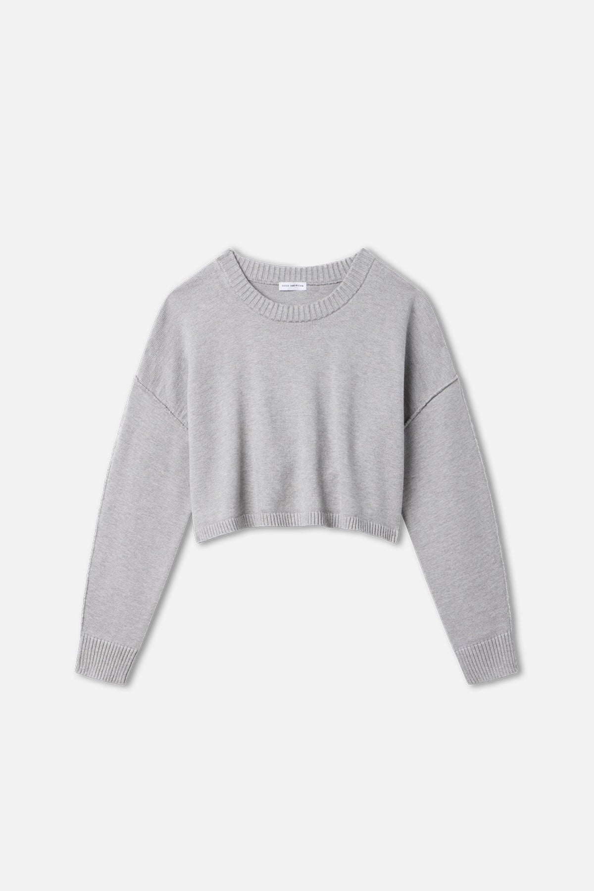 Premium COZY KNIT CREW NECK MELANGE GREY