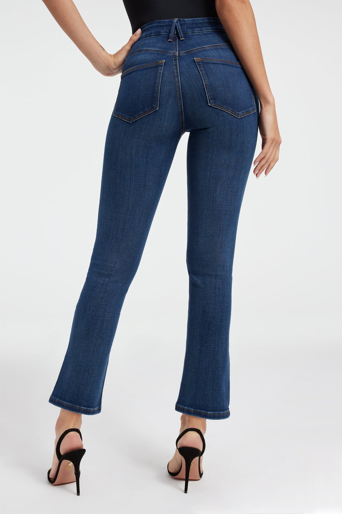 Premium GOOD LEGS STRAIGHT JEANS BLUE004