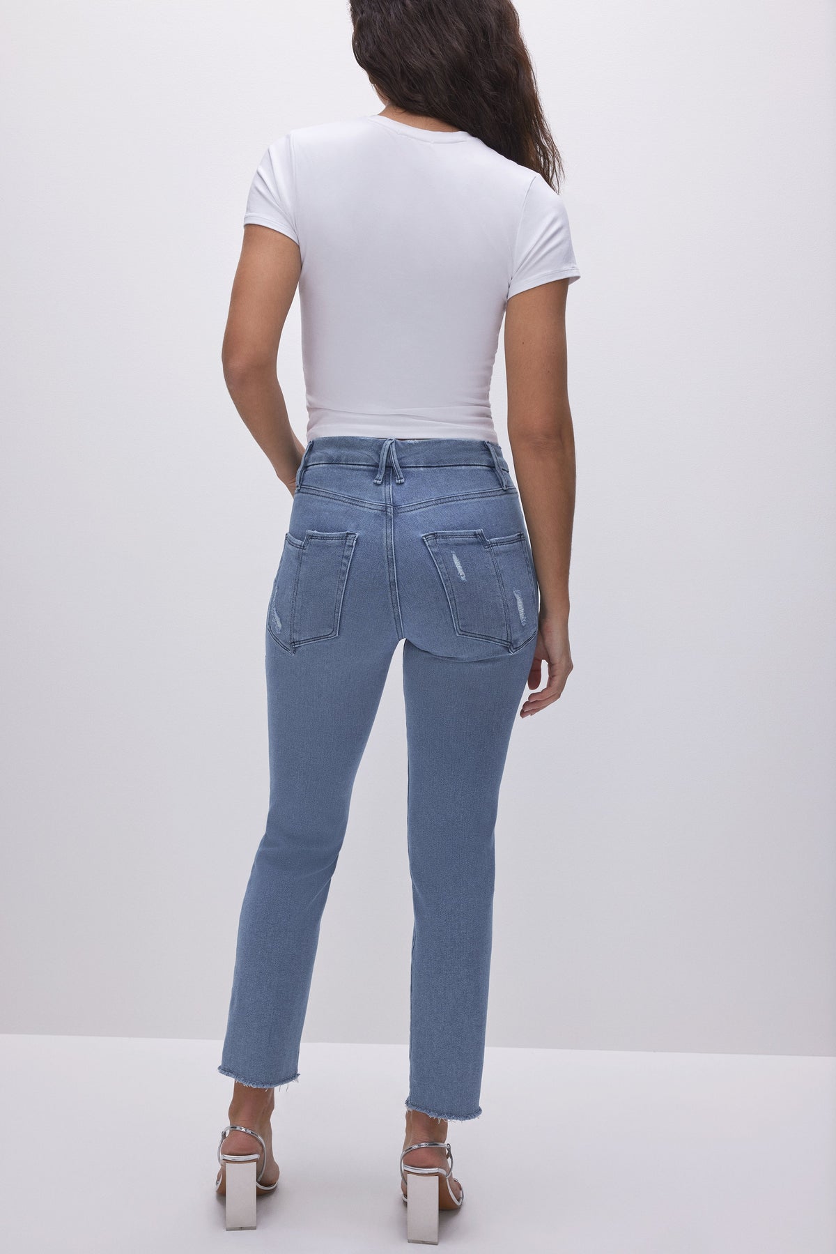 Premium GOOD LEGS STRAIGHT JEANS BLUE449