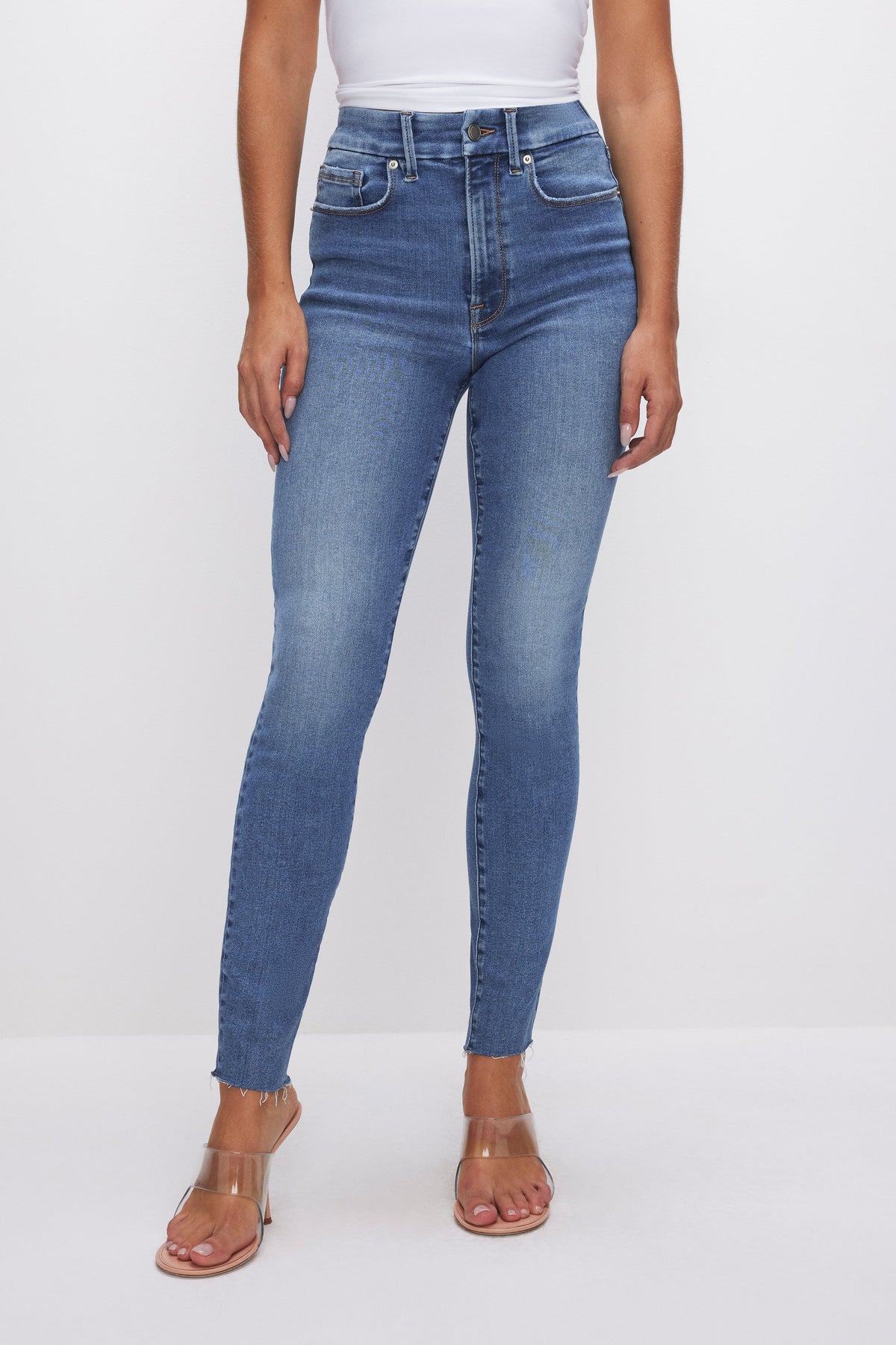 Premium ALWAYS FITS GOOD WAIST SKINNY JEANS INDIGO324