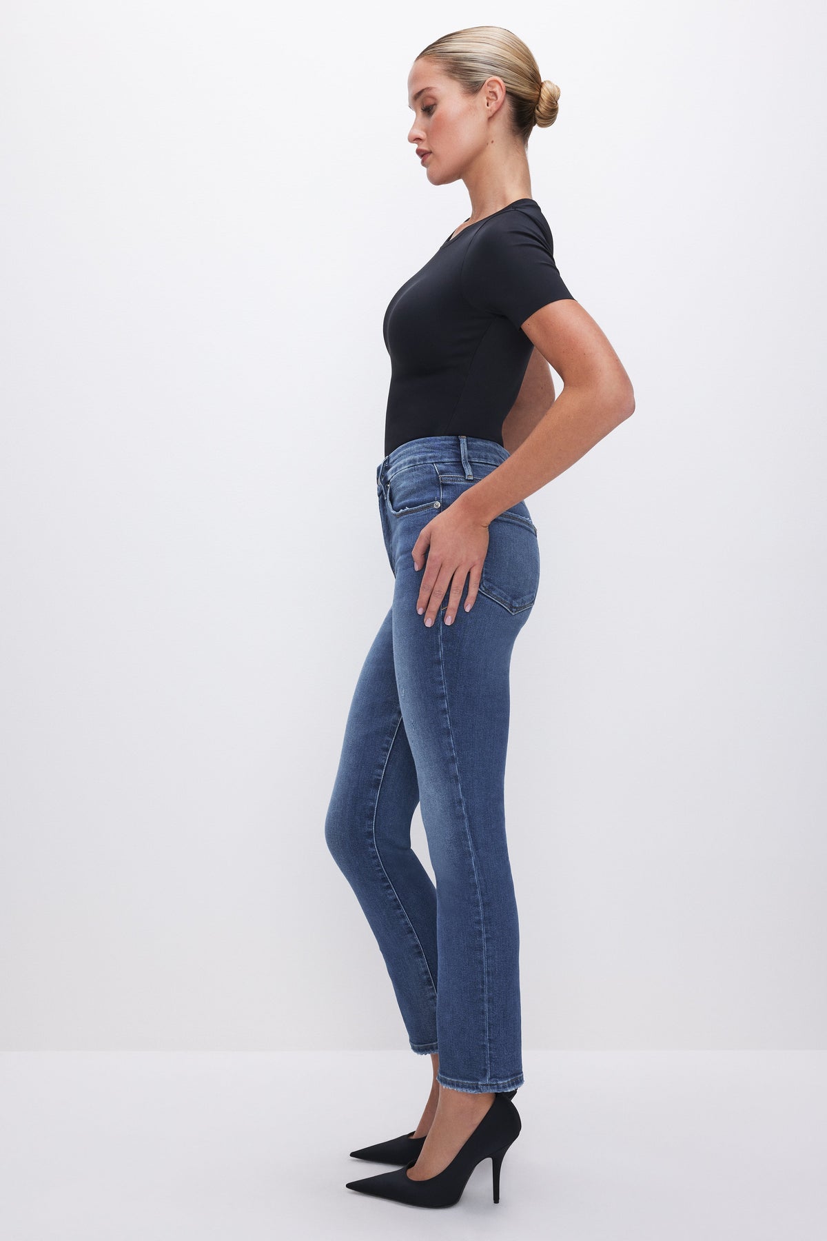 Premium GOOD STRAIGHT COMPRESSION JEANS INDIGO271