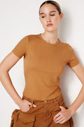 Premium LIGHTWEIGHT SLIM COTTON TEE CANYON003