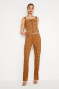 Premium TWILL SKINNY CARGO PANTS CANYON003