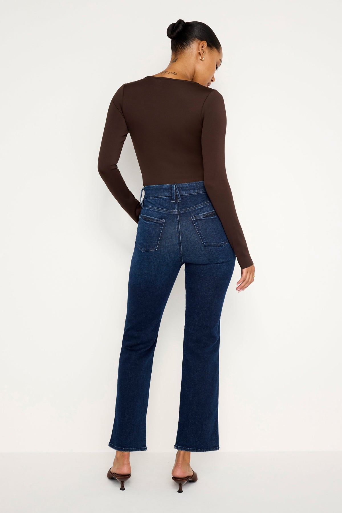 Premium ALWAYS FITS GOOD CURVE STRAIGHT JEANS INDIGO707