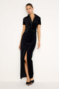 Premium VELVET FIT FOR SUCCESS MAXI BLACK001
