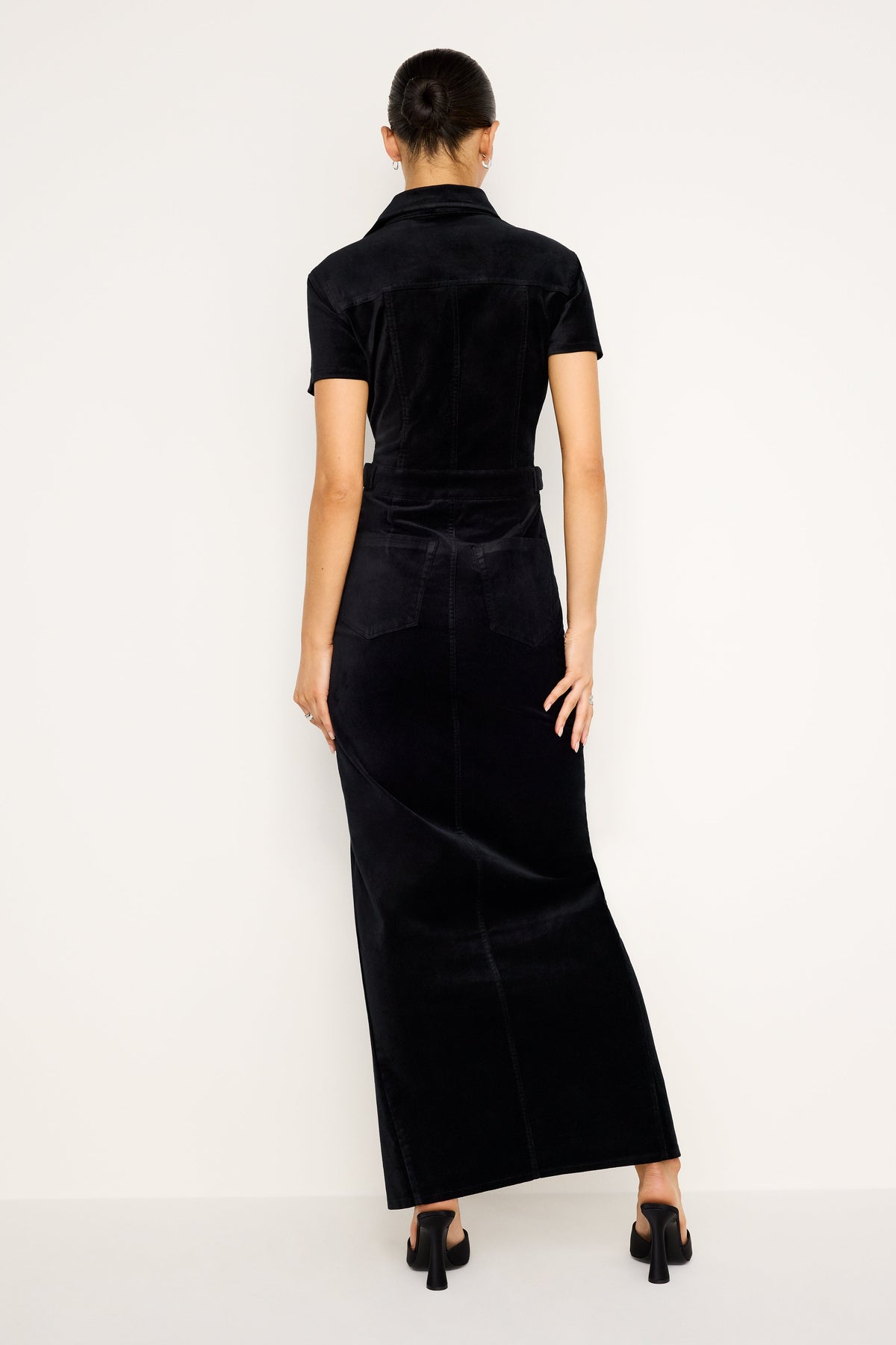 Premium VELVET FIT FOR SUCCESS MAXI BLACK001