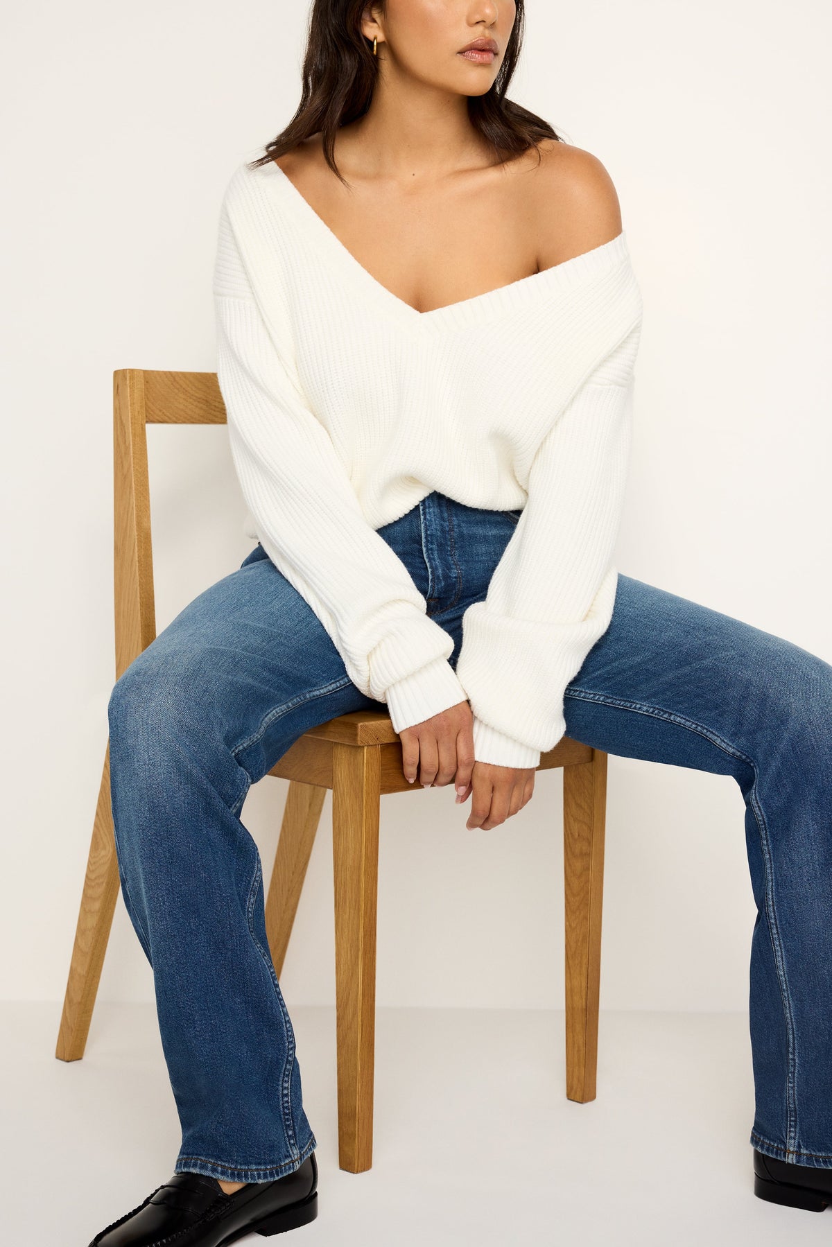 Premium GOOD ICON STRAIGHT JEANS INDIGO605