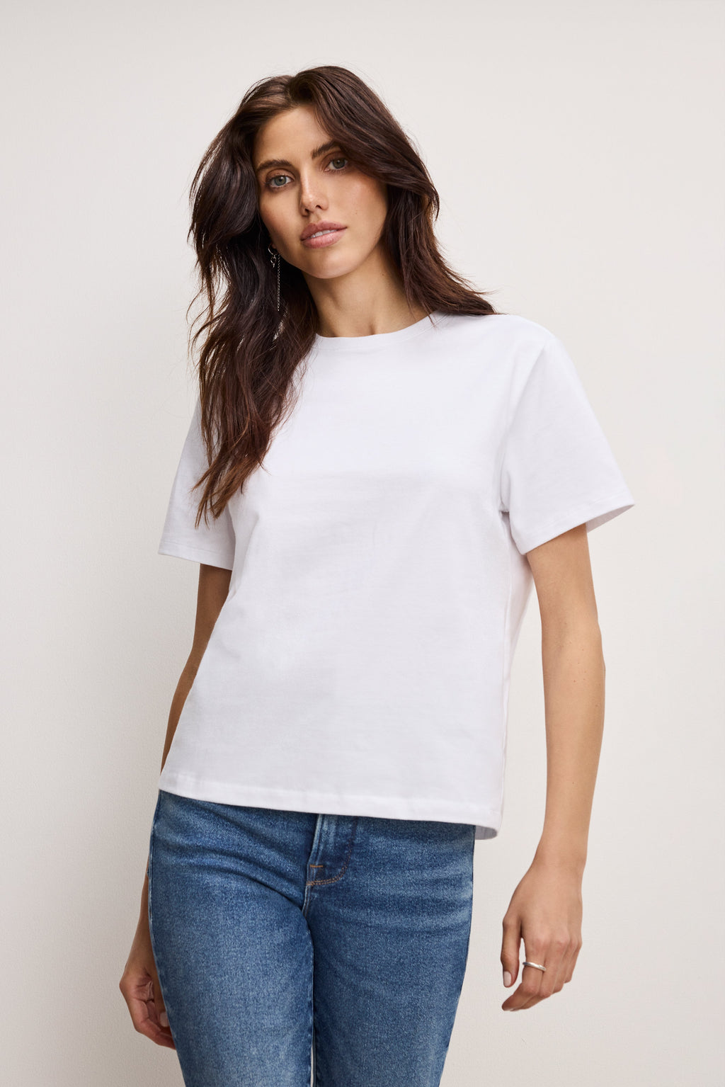 Premium COTTON CLASSIC TEE WHITE001