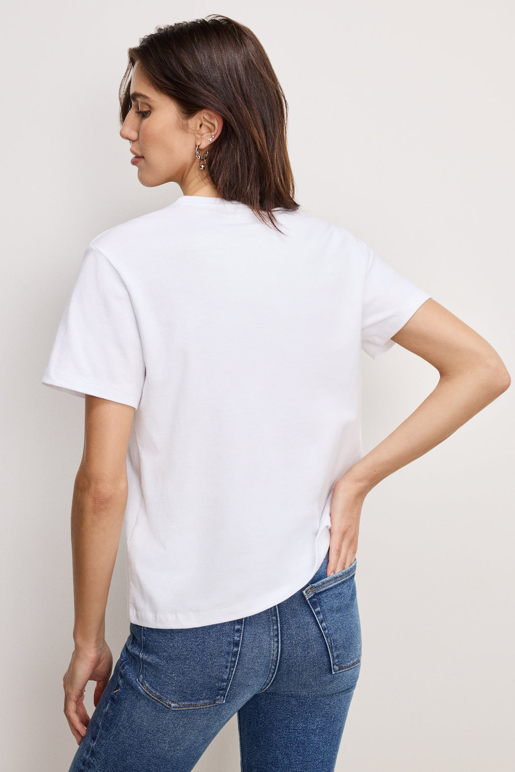 Premium COTTON CLASSIC TEE WHITE001