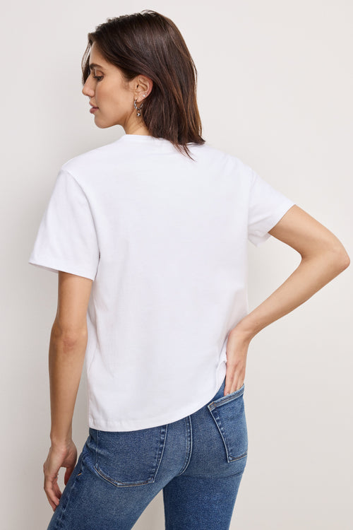 Premium COTTON CLASSIC TEE WHITE001