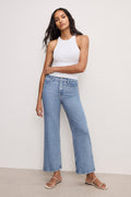 Premium SOFT TECH GOOD SKATE WIDE CROPPED JEANS INDIGO860