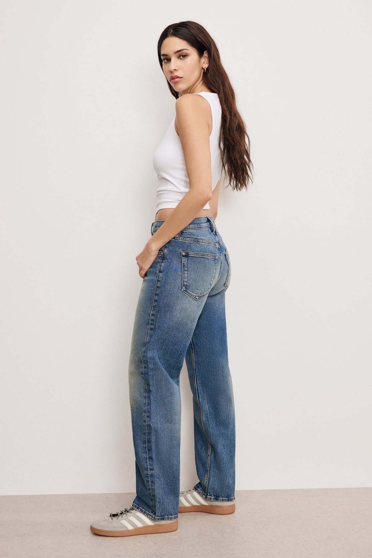 Premium GOOD RELAXED STRAIGHT JEANS INDIGO868