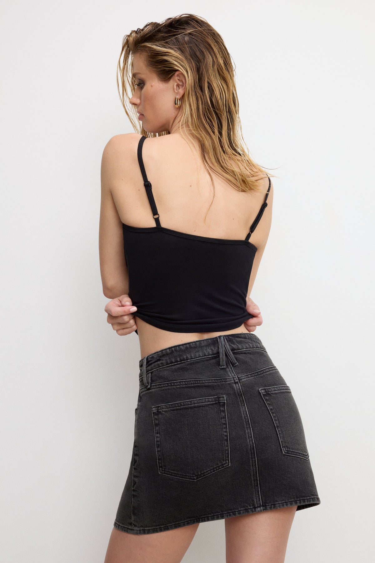 Premium SUPER STRETCH JERSEY BUSTIER BLACK001