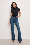 Premium GOOD LEGS FLARE JEANS LONG BLUE004