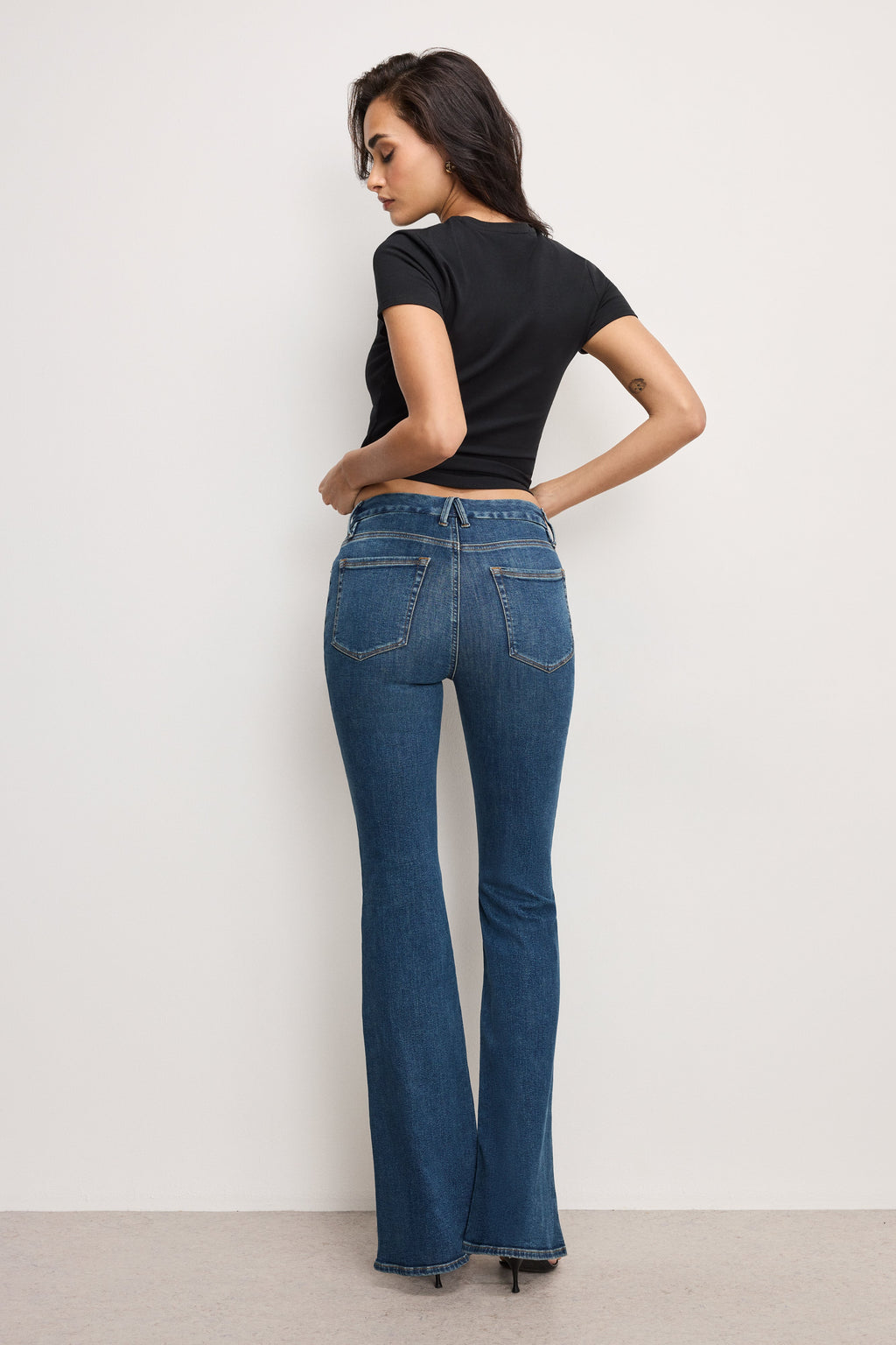 Premium GOOD LEGS FLARE JEANS LONG BLUE004