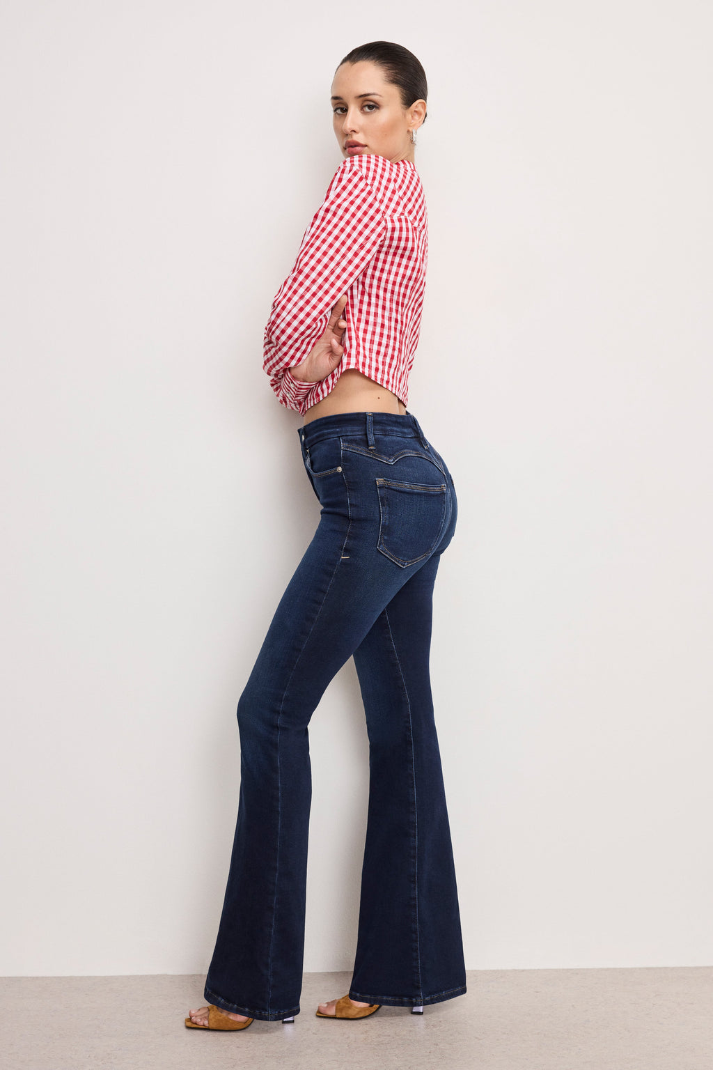 Premium DOLLY JOLEANS FLARE JEANS INDIGO1020