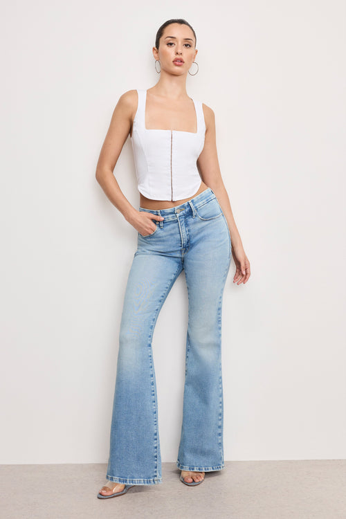 Premium DOLLY JOLEANS FLARE JEANS INDIGO1019