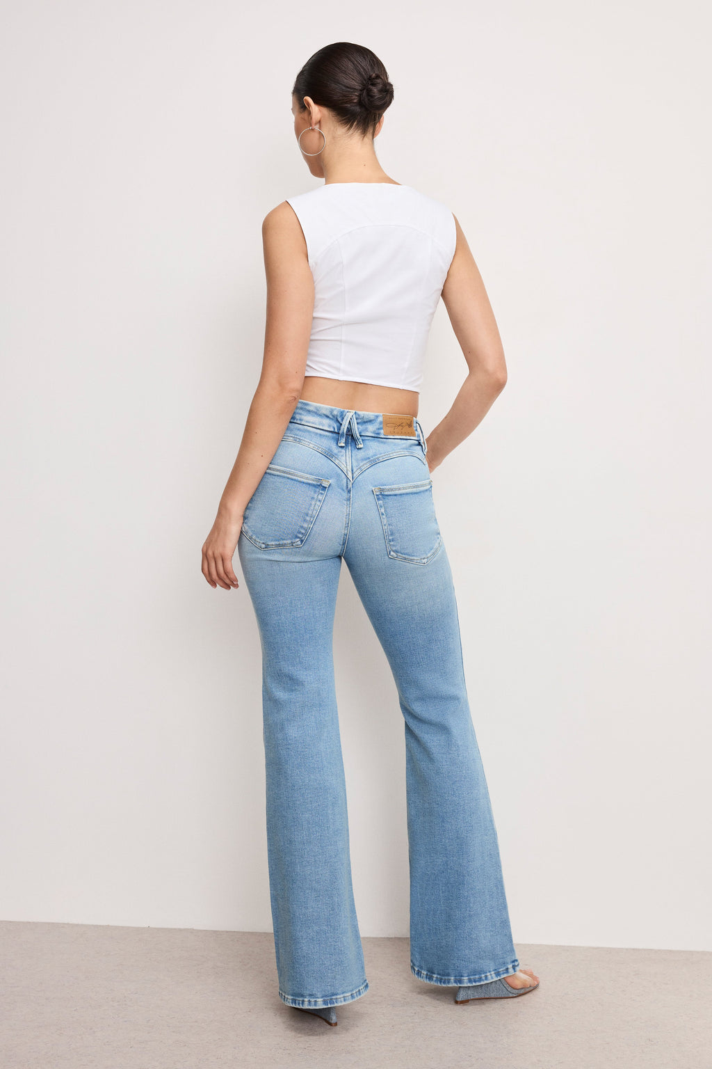 Premium DOLLY JOLEANS FLARE JEANS INDIGO1019