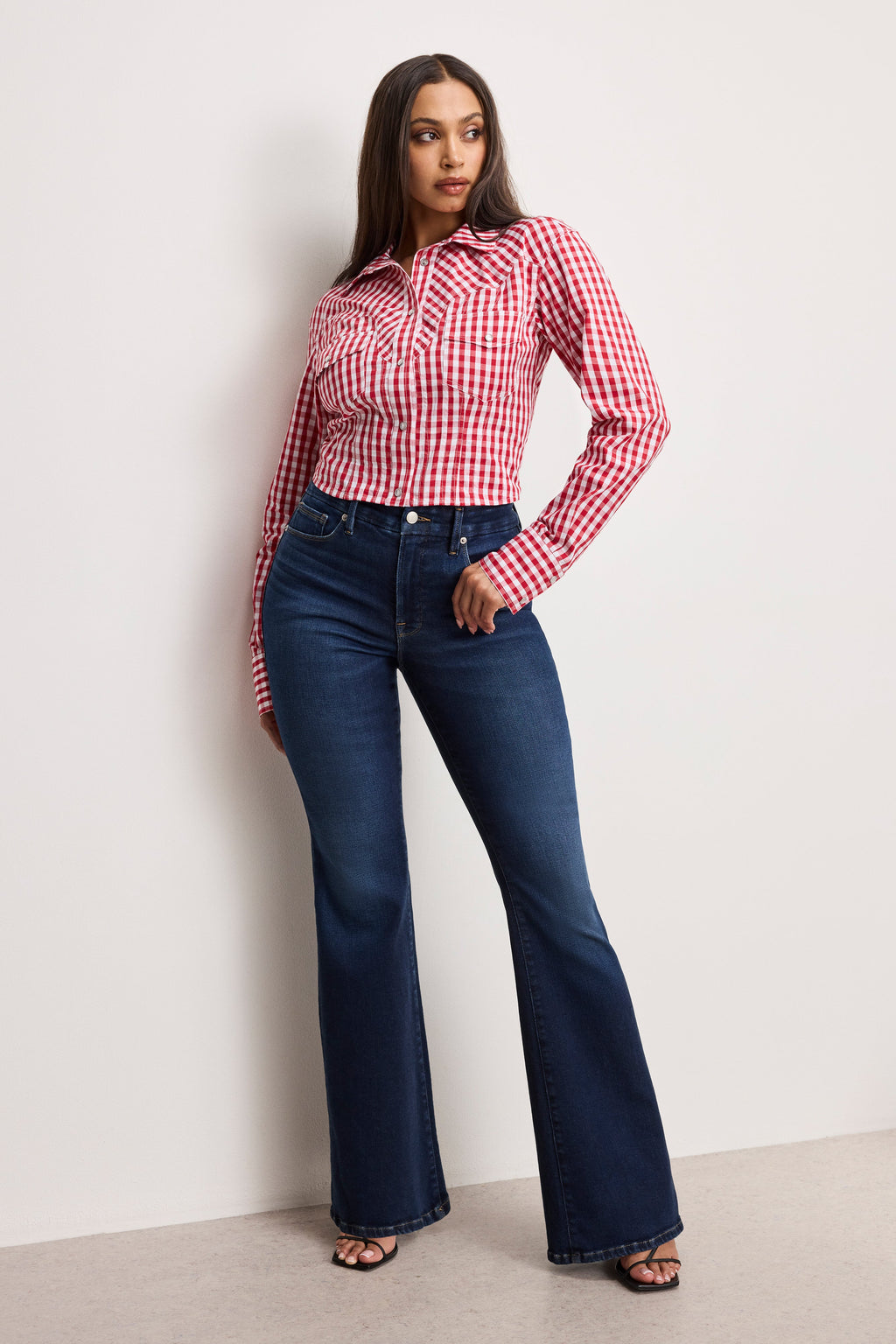 Premium DOLLY JOLEANS FLARE JEANS INDIGO1020