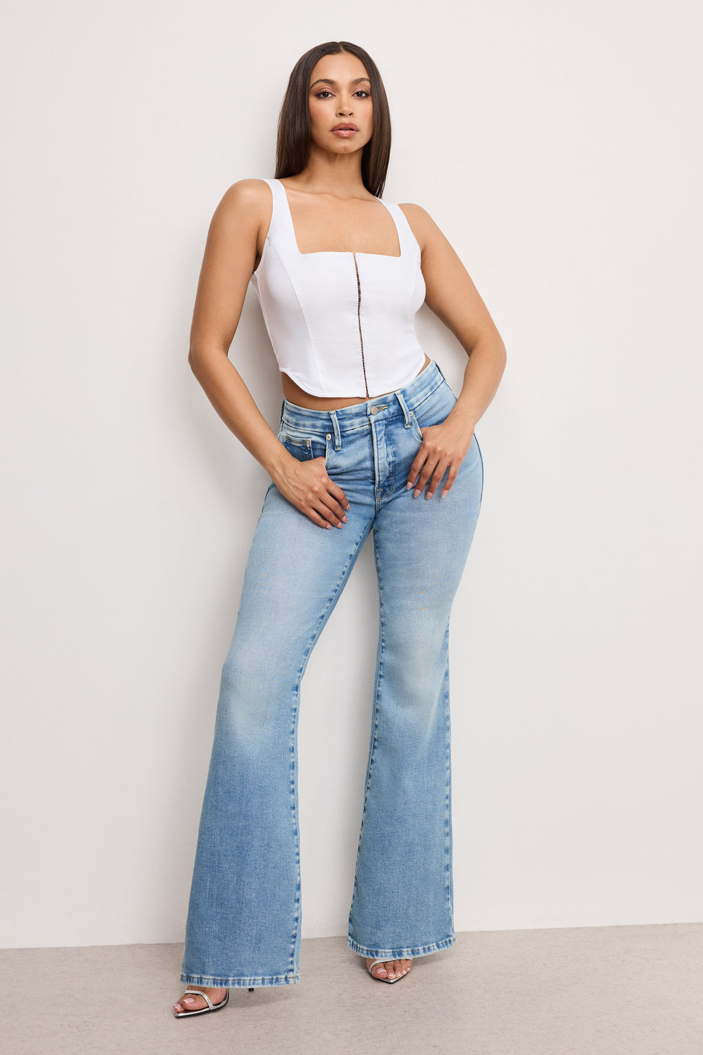 Premium DOLLY POPLIN BUSTIER WHITE001