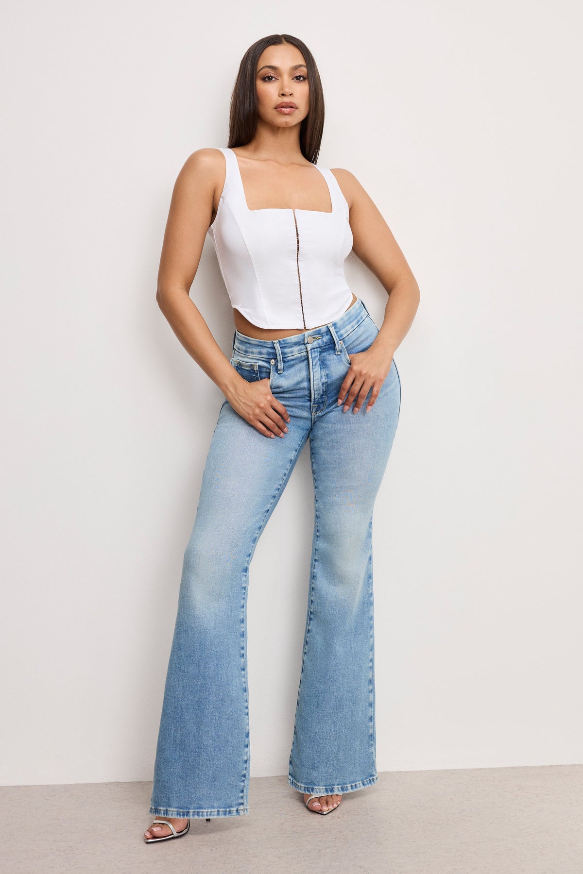 Premium DOLLY POPLIN BUSTIER WHITE001