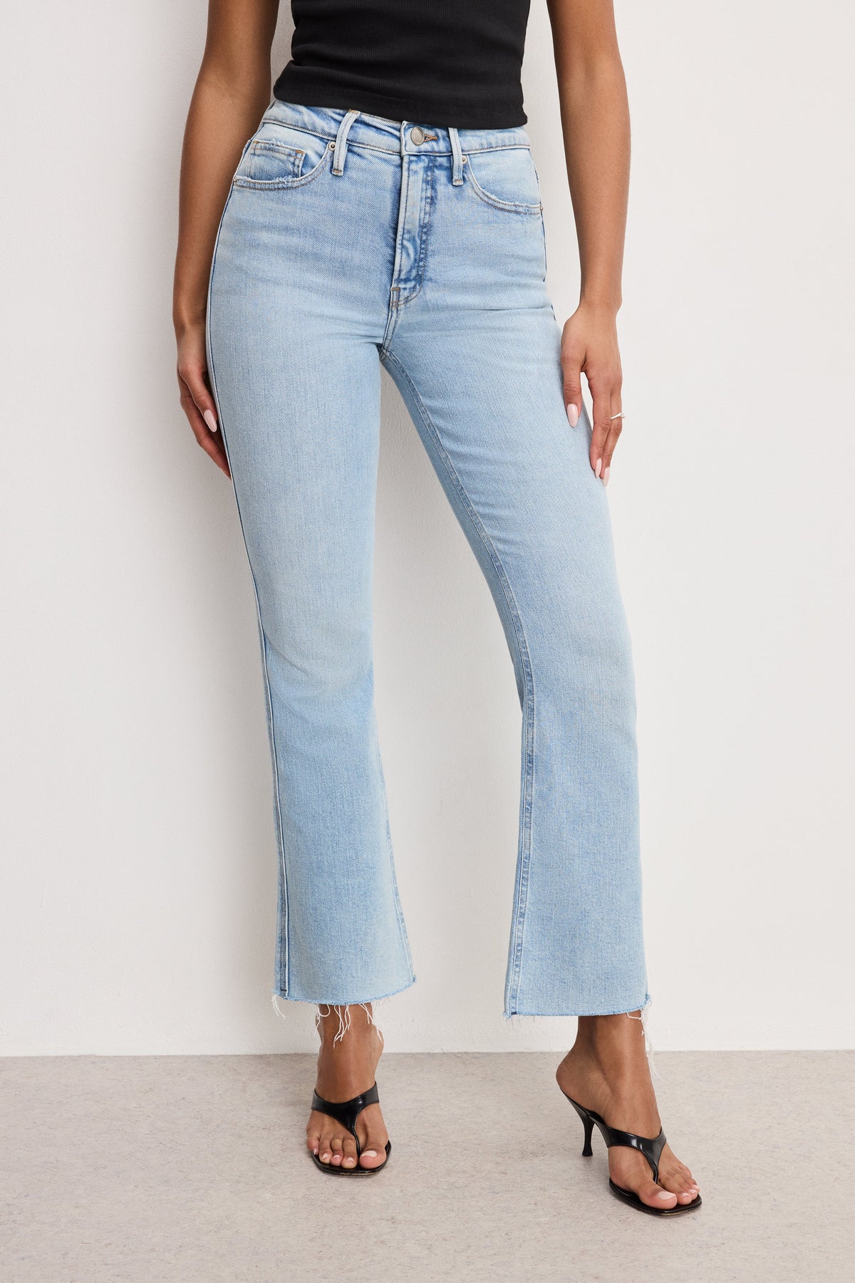 Premium GOOD KICK FLARE JEANS INDIGO954