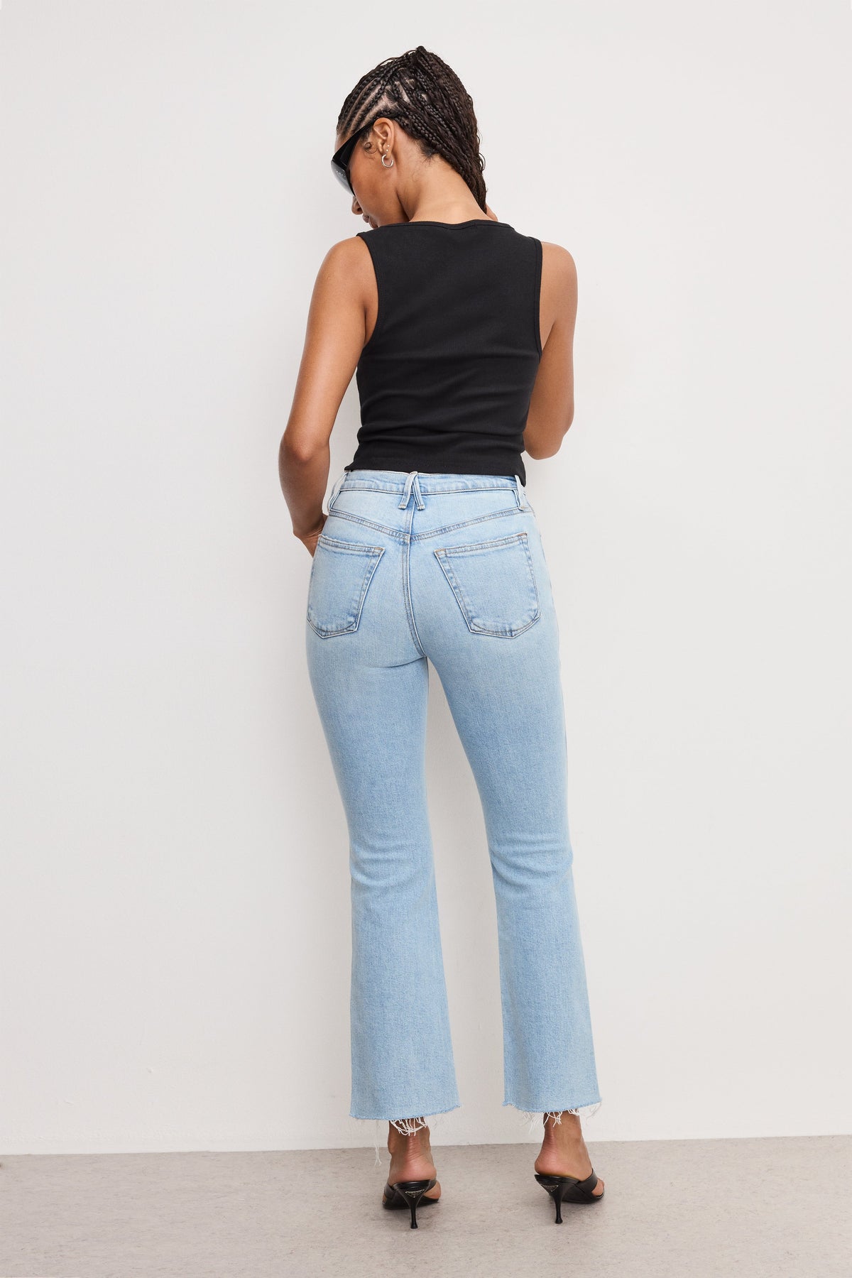 Premium GOOD KICK FLARE JEANS INDIGO954