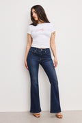 Premium DOLLY JOLEANS PETITE FLARE JEANS INDIGO1020