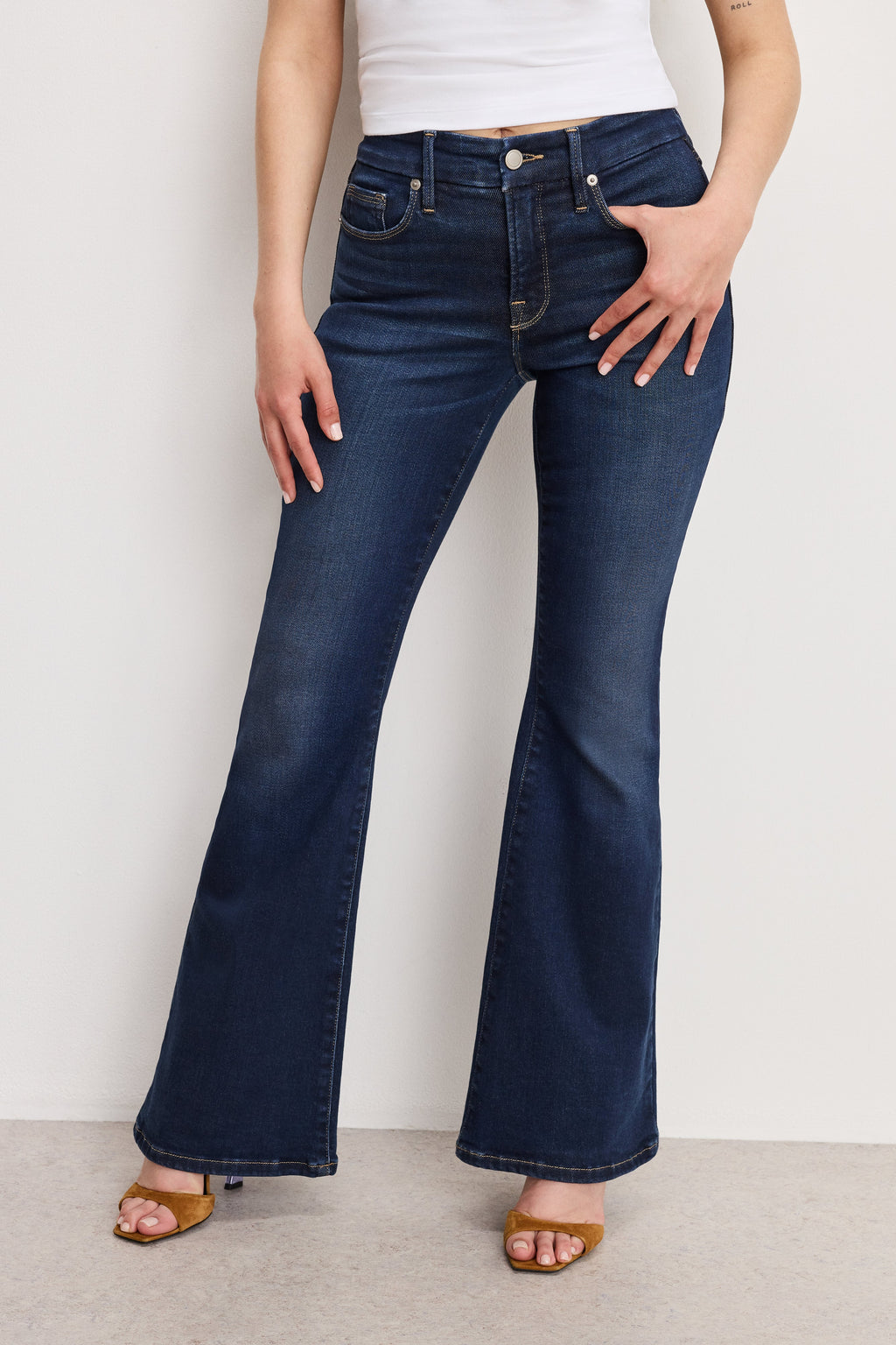 Premium DOLLY JOLEANS PETITE FLARE JEANS INDIGO1020