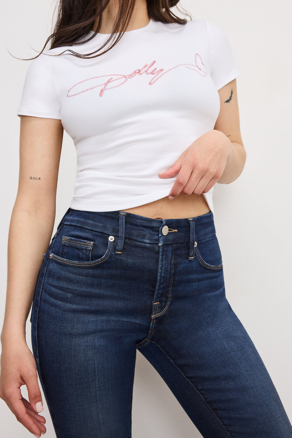 Premium DOLLY JOLEANS PETITE FLARE JEANS INDIGO1020