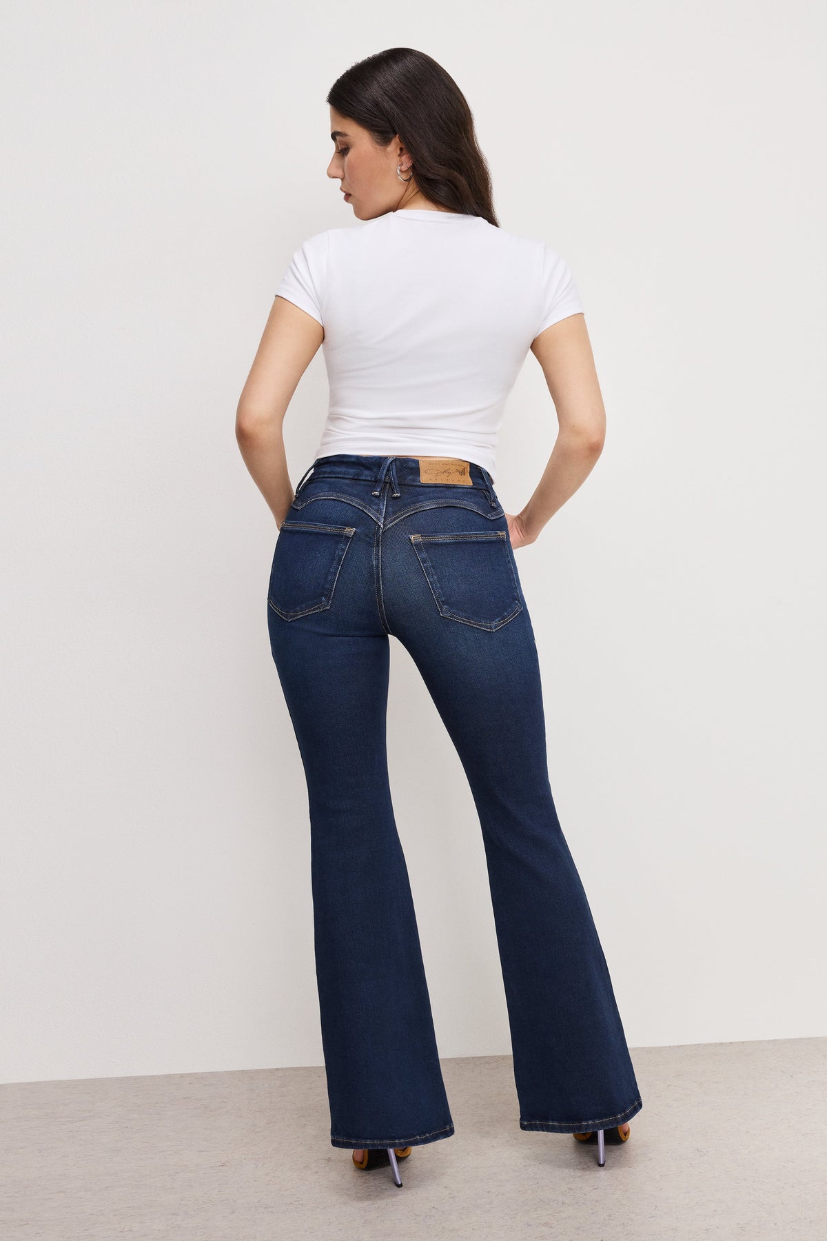 Premium DOLLY JOLEANS PETITE FLARE JEANS INDIGO1020
