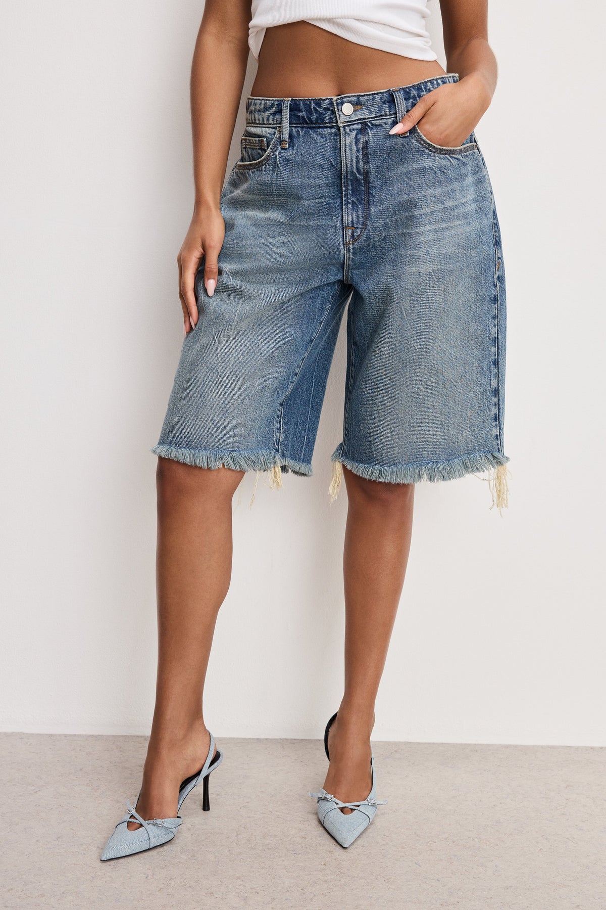 Premium GOOD EASE BERMUDA SHORTS INDIGO808