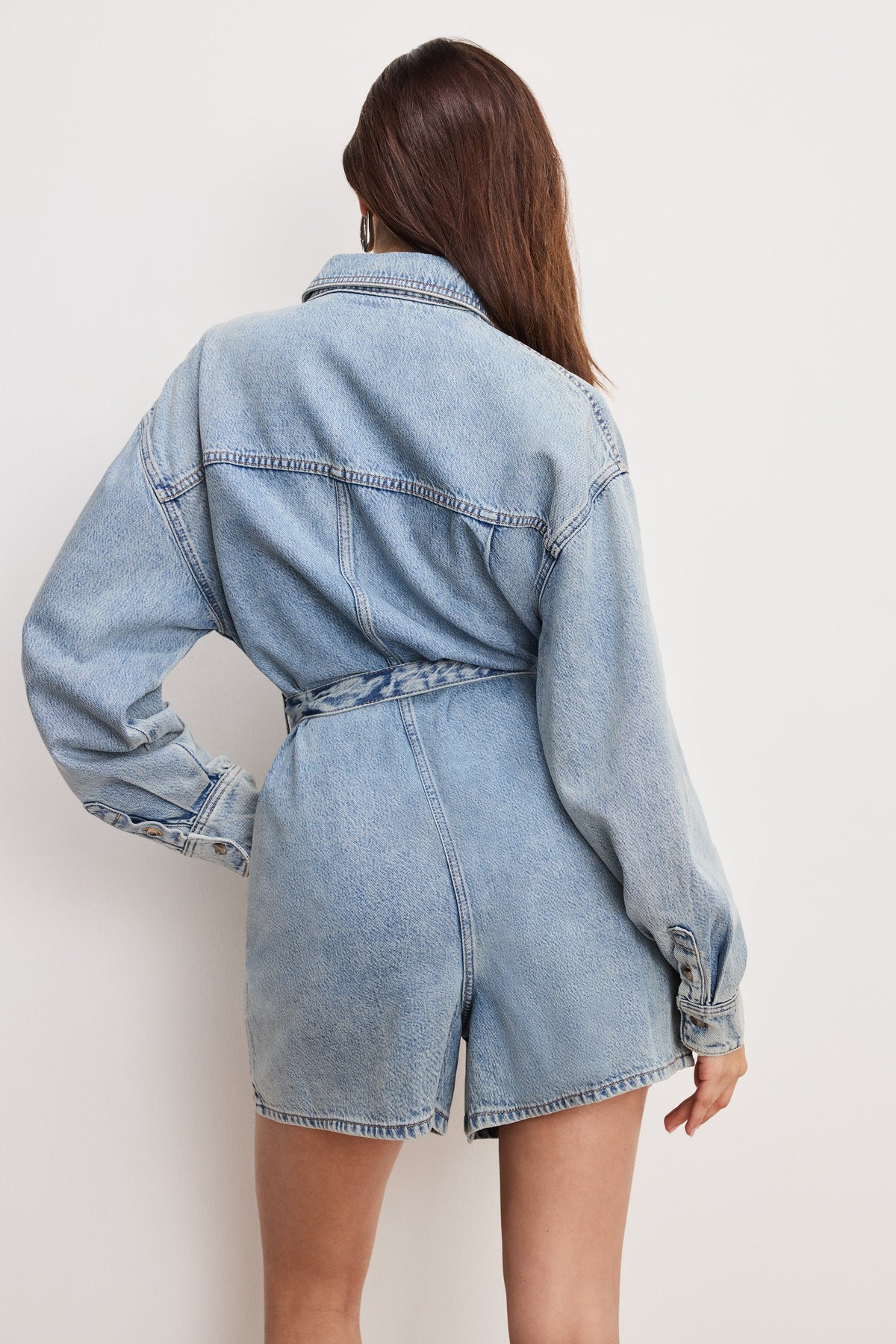 Premium WEIGHTLESS DENIM ROMPER INDIGO793