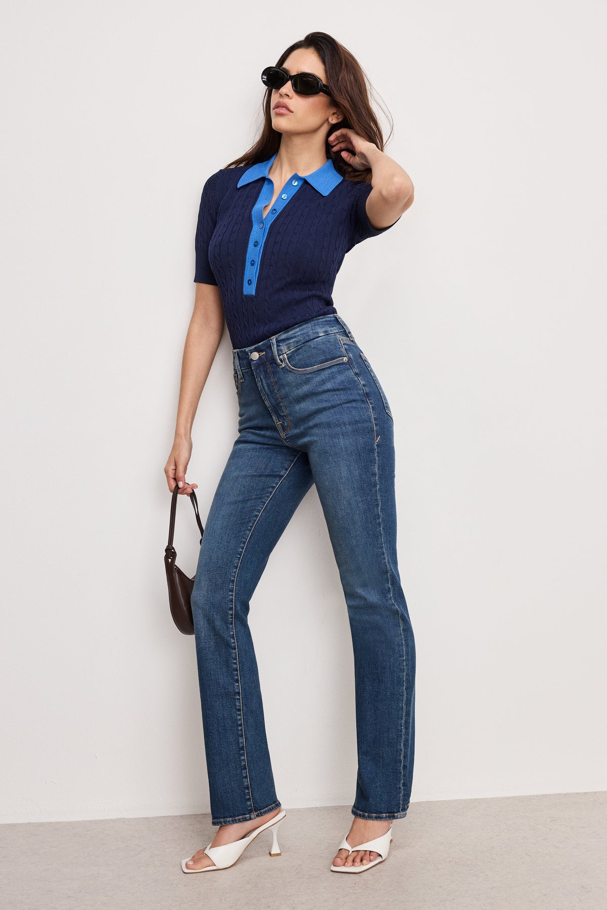 Premium CABLE KNIT BODYSUIT MIDNIGHT002