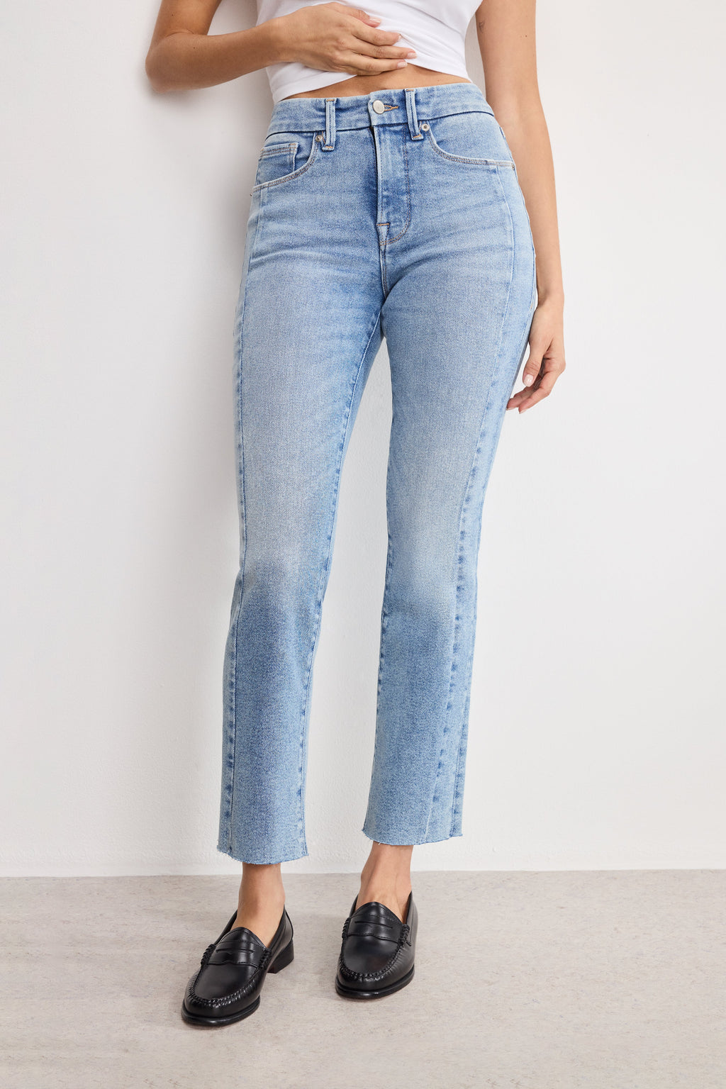 Premium SOFT TECH GOOD LEGS STRAIGHT JEANS INDIGO799