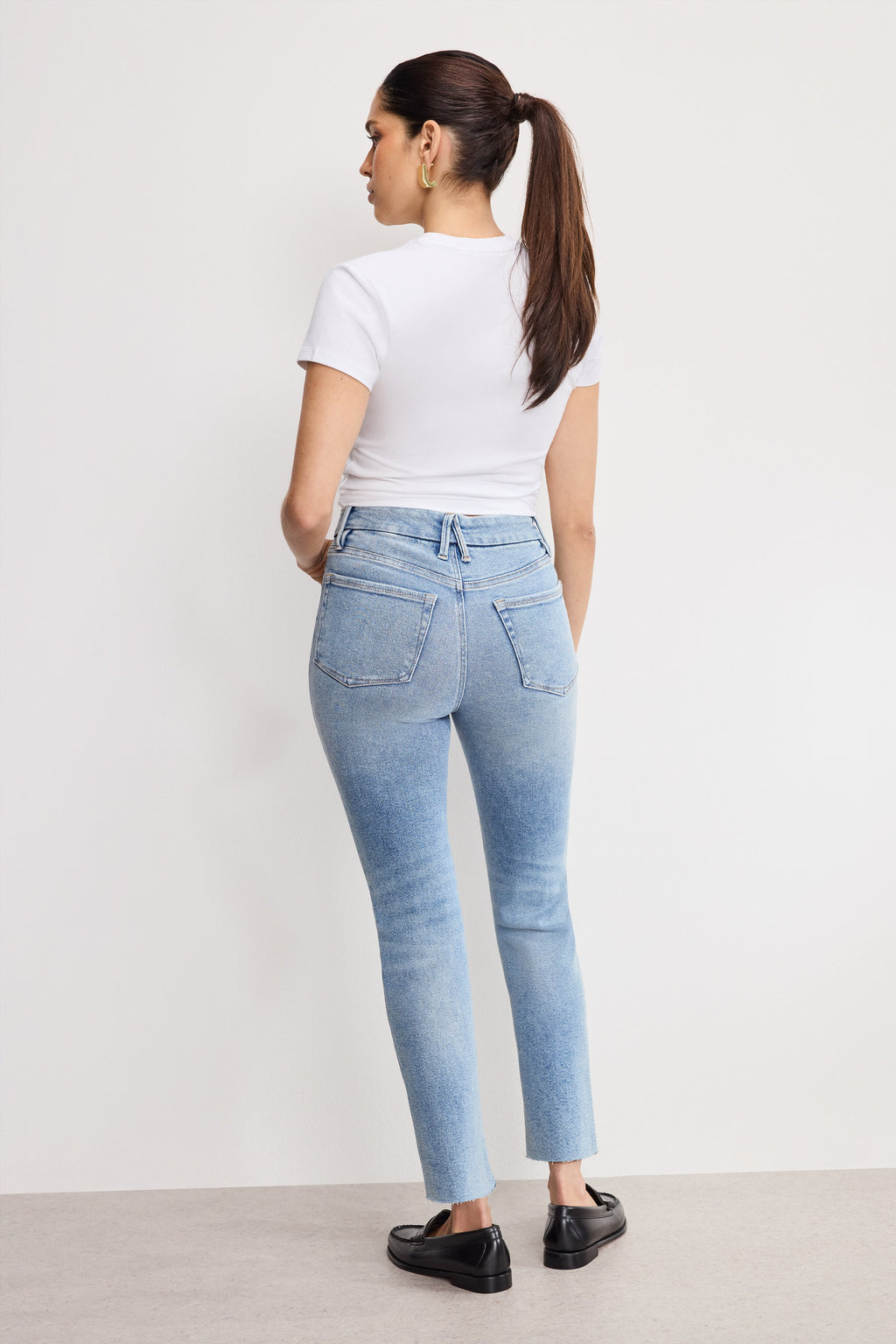 Premium SOFT TECH GOOD LEGS STRAIGHT JEANS INDIGO799