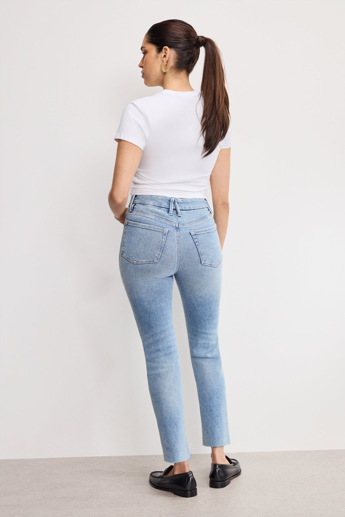 Premium SOFT TECH GOOD LEGS STRAIGHT JEANS INDIGO799