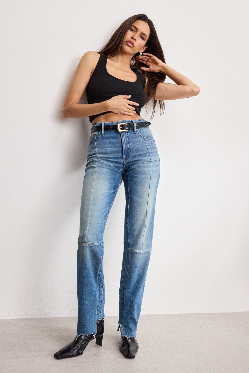 Premium GOOD ICON STRAIGHT JEANS INDIGO912