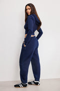 Premium JEANIUS BOYFRIEND SWEATPANTS INDIGO1029