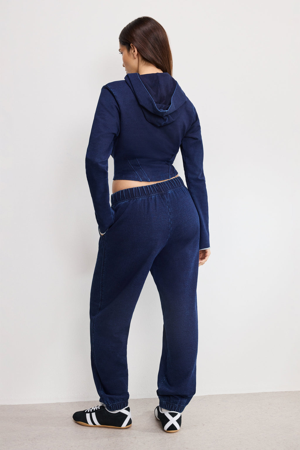 Premium JEANIUS BOYFRIEND SWEATPANTS INDIGO1029