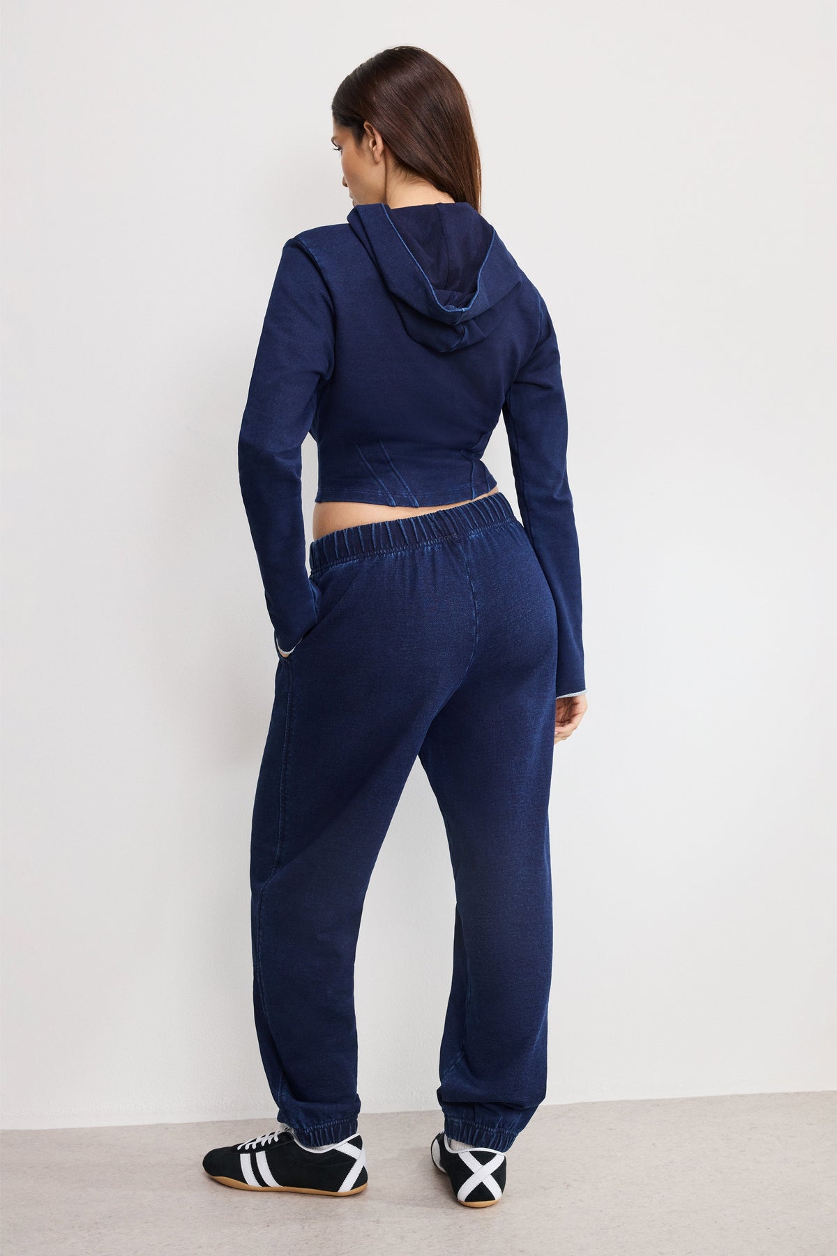 Premium JEANIUS BOYFRIEND SWEATPANTS INDIGO1029