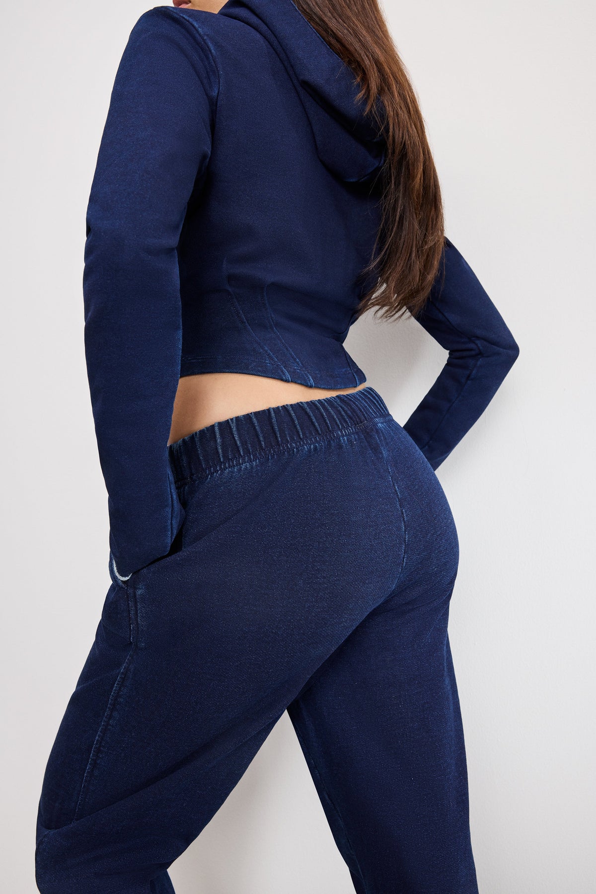 Premium JEANIUS BOYFRIEND SWEATPANTS INDIGO1029