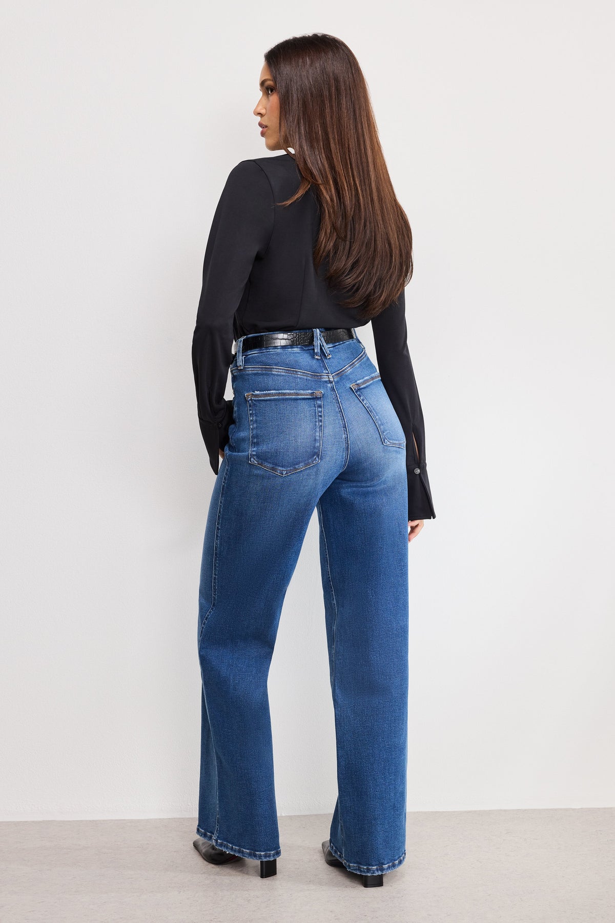 Premium SOFT TECH GOOD SKATE WIDE LEG JEANS INDIGO891
