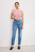 Premium SOFT TECH GOOD LEGS STRAIGHT JEANS INDIGO514