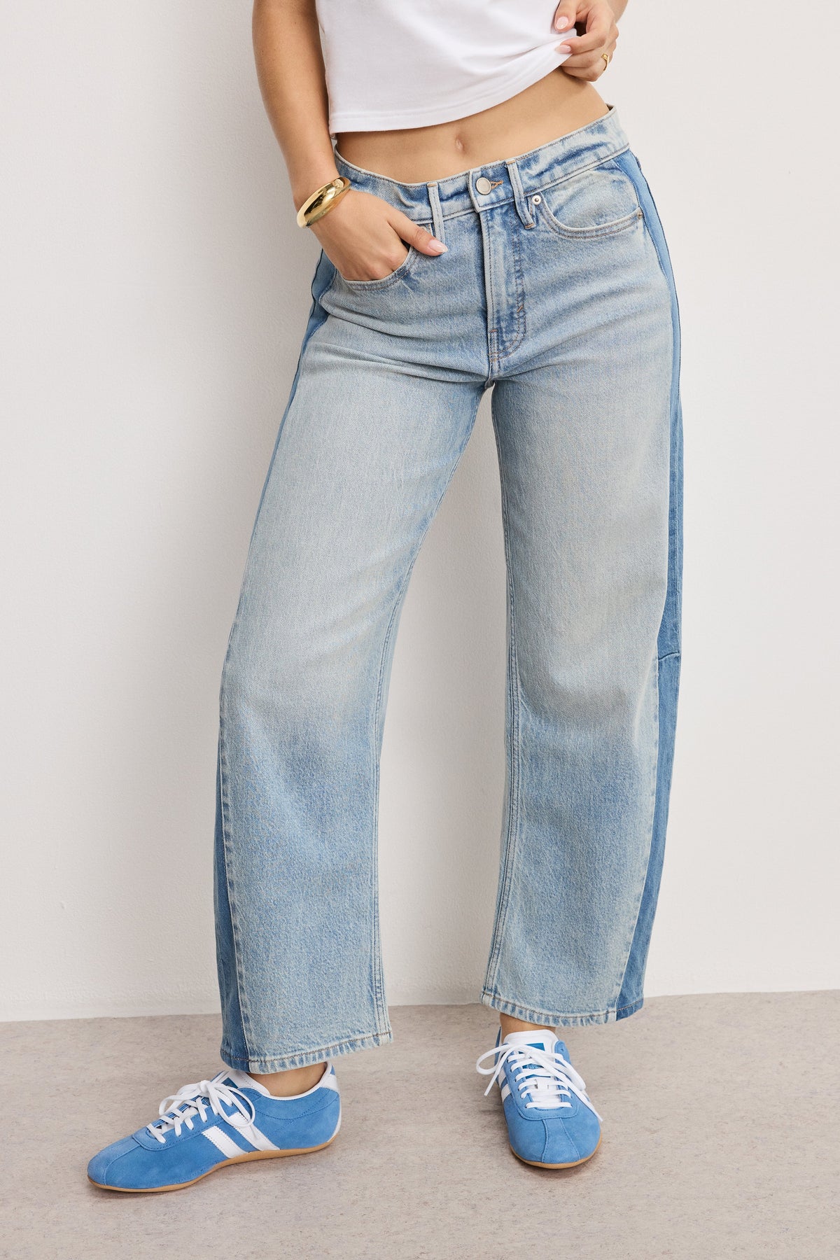 Premium GOOD BARREL JEANS INDIGO932