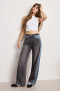 Premium GOOD LOW RISE BAGGY JEANS INDIGO1000
